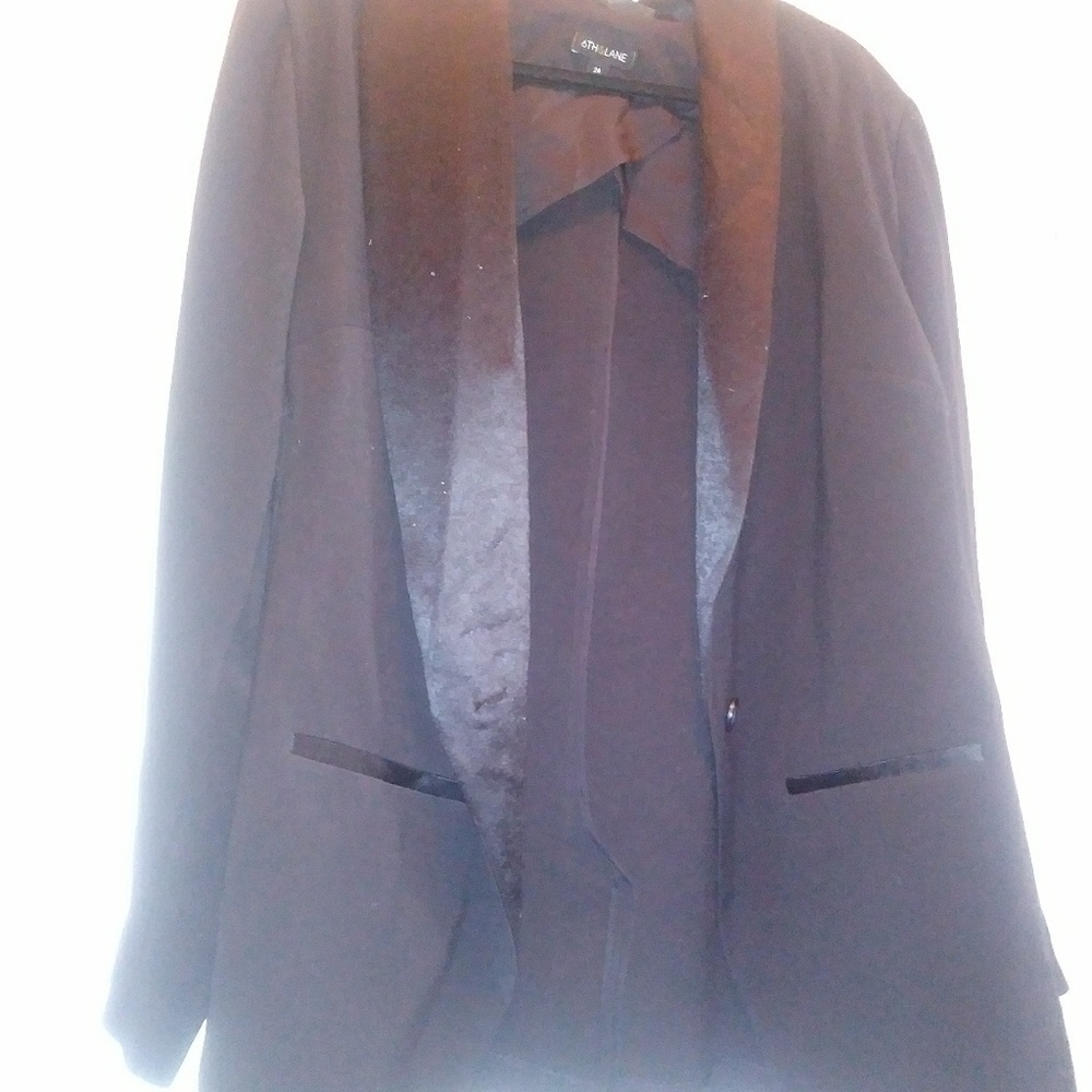 Lane Bryant black blazer new